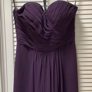Bill Levkoff Strapless Bridesmaid Dress